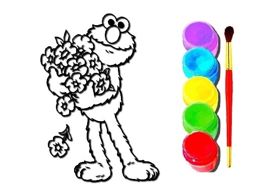Elmo Coloring Book