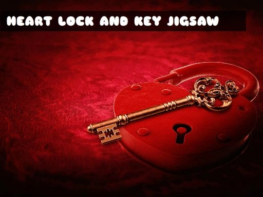 HEART LOCK AND KEY JIGSAW