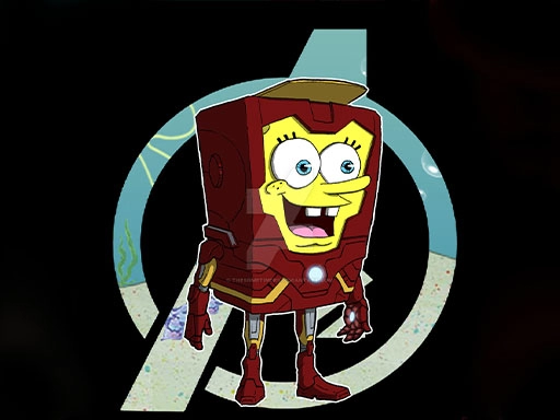 spongebob iron man